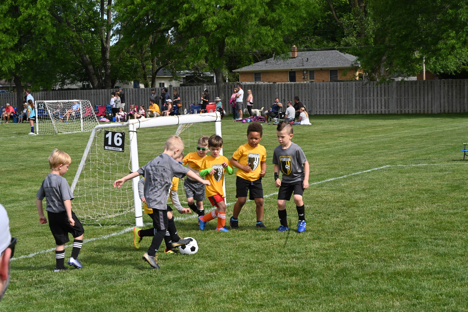 Children Playing Soccer